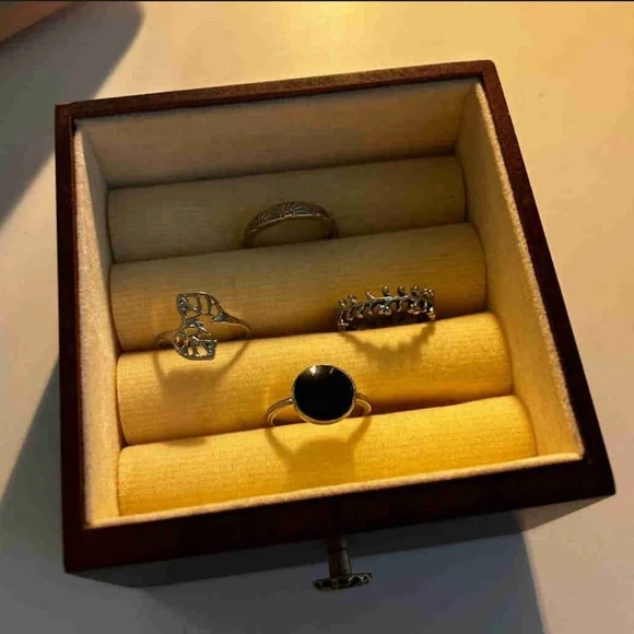 Silver Earthy Ring Bundle - Picture 1 of 5